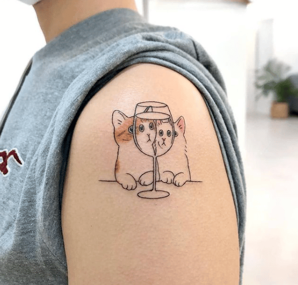 Tatuaż koty i ich realistyczne oblicze
