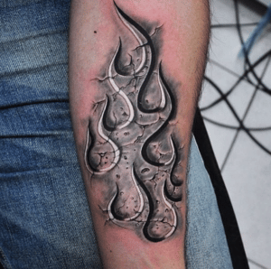 Tatuaż 3D na ręce