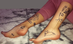 Wzory tatuaży na stopie