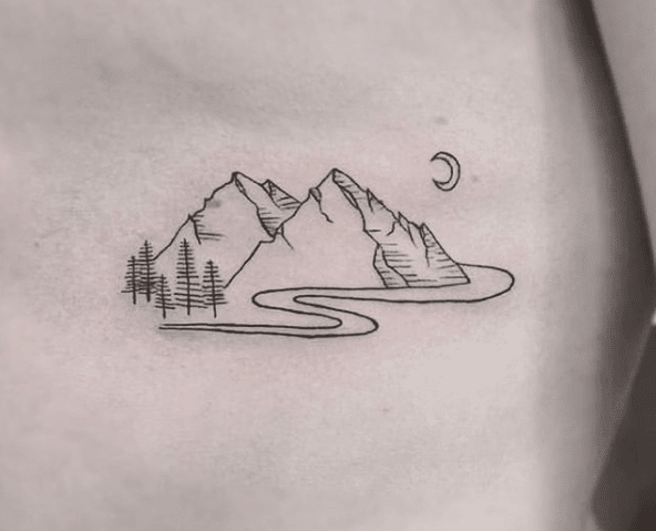 Tatuaże góry