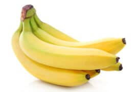 Potas zawarty w bananach i jego norma