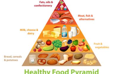 Ilustracja piramidy żywieniowej