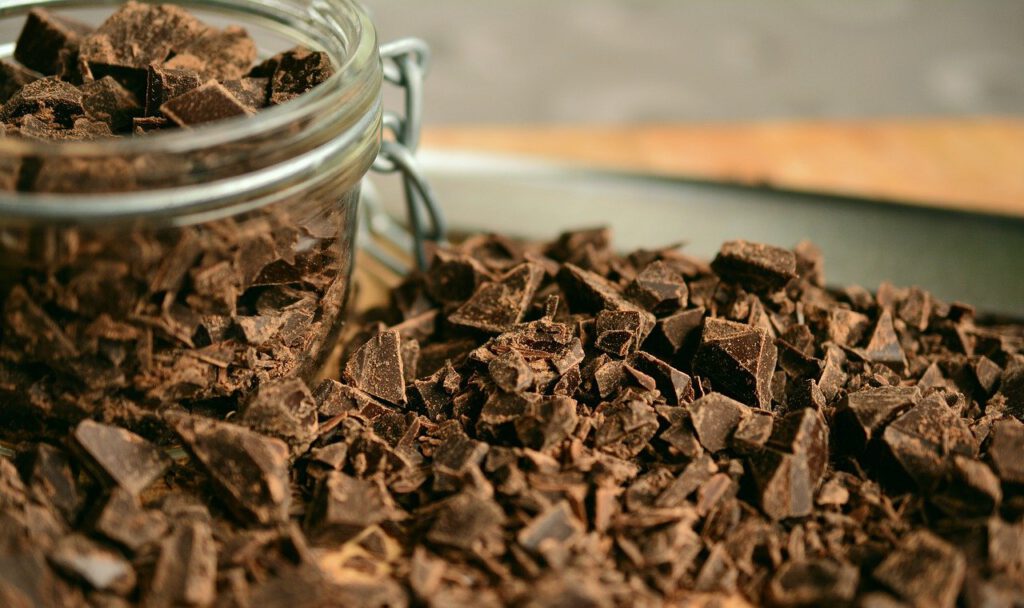 Pokruszona czekolada dla diabetyków