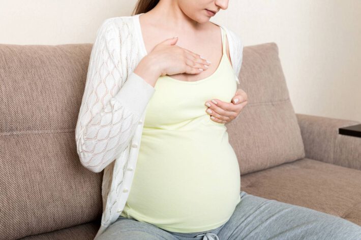 Ból piersi podczas ciąży