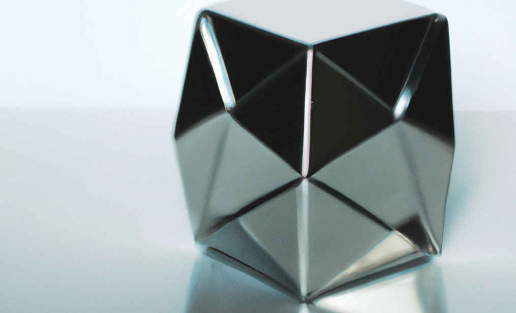 Kryształ z wpisanymi rombami
