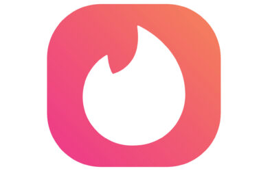 Obrazek przedstawia ikonę logo Tinder, która jest powszechnie rozpoznawalna na całym świecie. Logo to charakterystyczny płomień, symbolizujący zarówno pasję, jak i romantyczne połączenia, które można znaleźć na tej popularnej platformie randkowej.