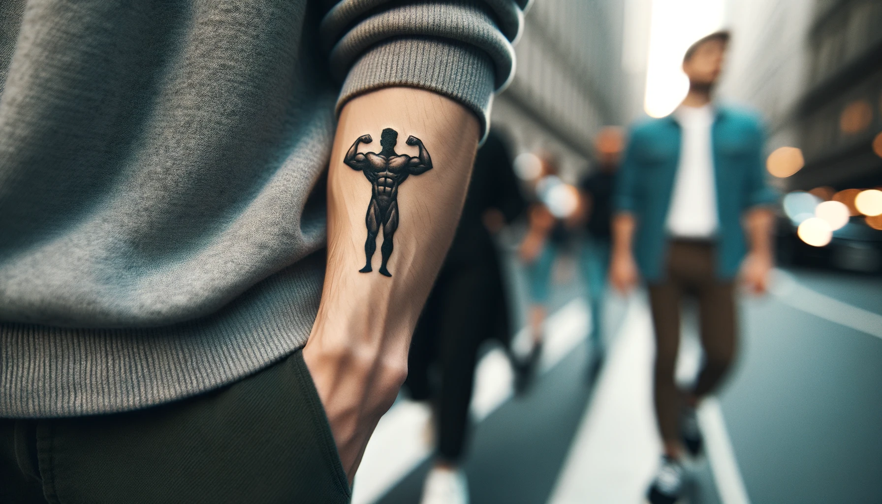 Tatuaż symbolizujący siłę męską